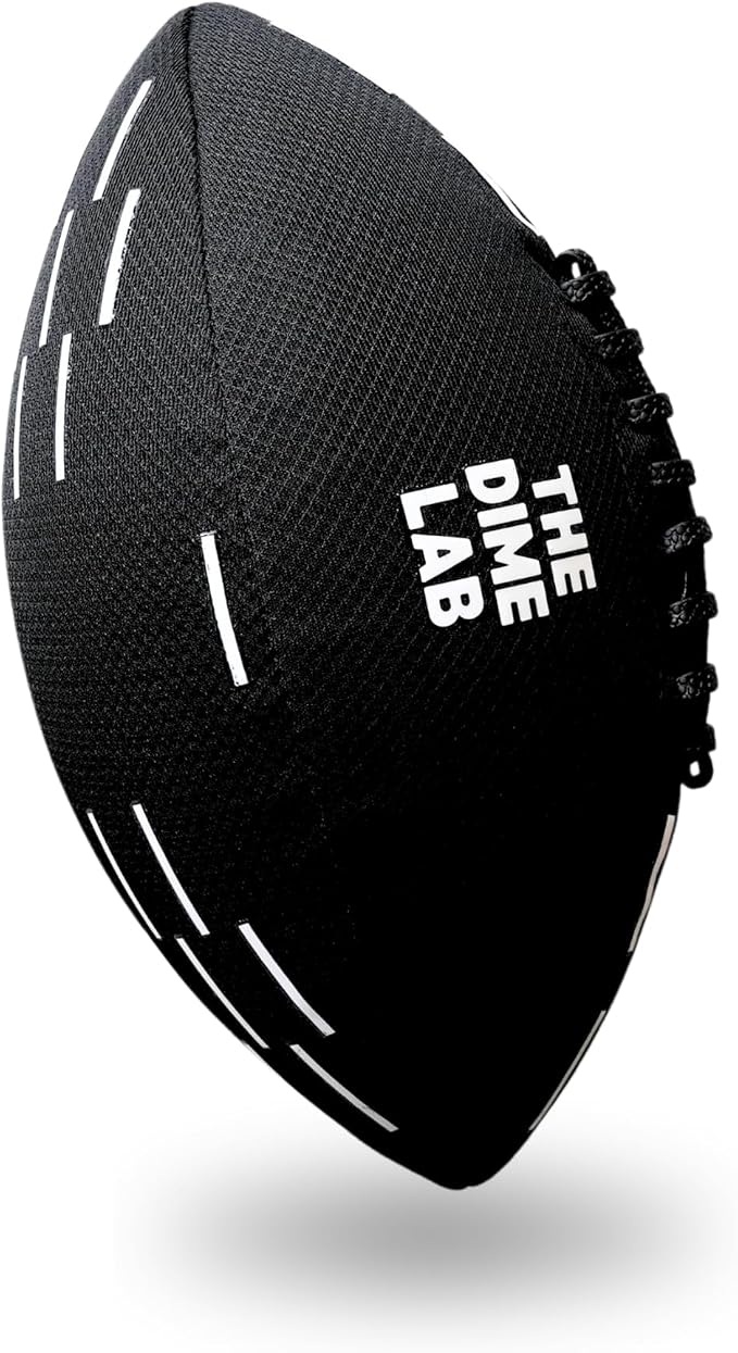 The Dime Lab Water Football - Waterproof Football for Pools, Beaches, & Lakes - Strong Grip Training, Outdoor, All-Weather Water Toys for All Ages
