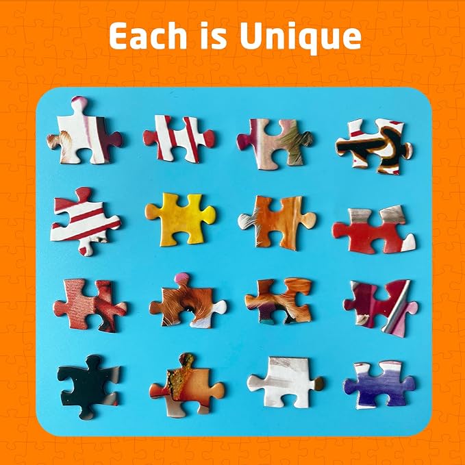Jigsaw Puzzles for Adults 1000 Pieces, Pets Room with Poster Interlock Perfectly Letter on Back No Dust, Home Decor Toy for Men Women Elders Seniors (27.5"x19.6")
