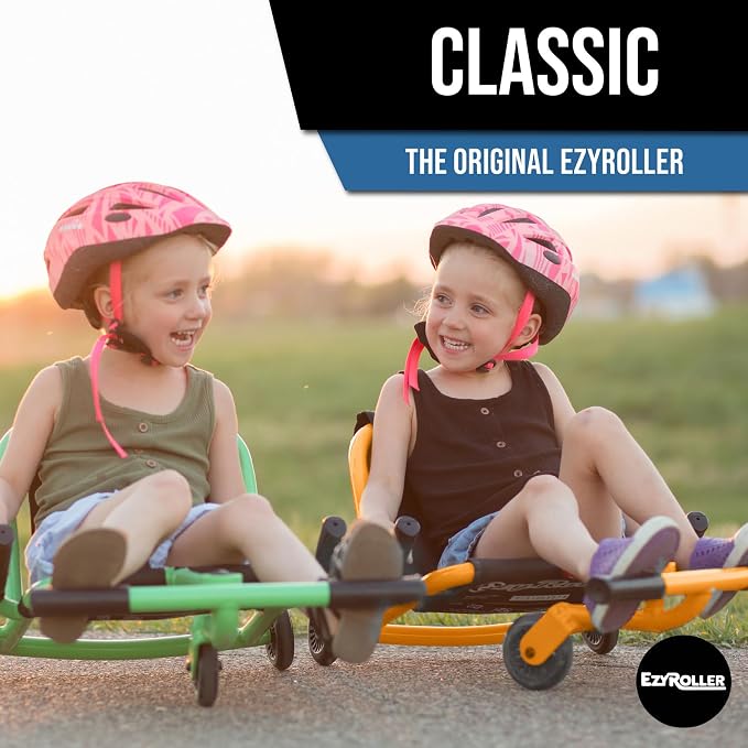 EzyRoller Classic Ride On Toy for Kids, Ages 3-12, Up to 154 lbs
