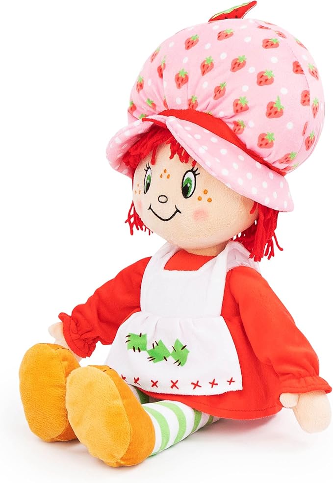 Jay Franco Strawberry Shortcake Plush Pillow Buddy - Super Soft Stuffed Character Pillow - Polyester Microfiber, 18 Inches
