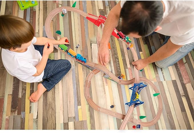 On Track USA Bridge Accessory Train Set: Suspension, Overpass and Arch Bridge Set Compatible with All Major Toy Trains Railway Expansion Accessories, Toy Train Track Accessory