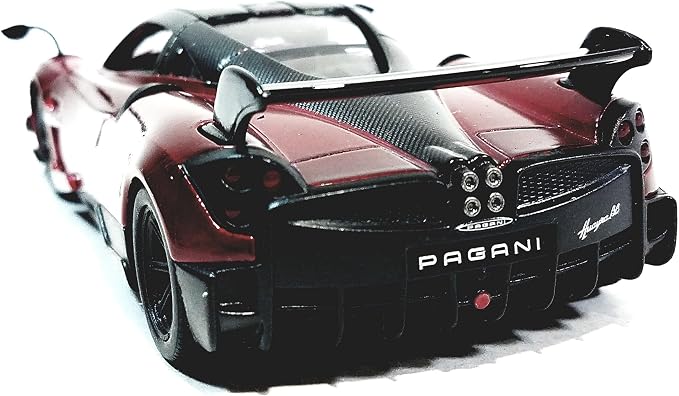 KiNSMART 2016 Pagani Huayra BC Red 5" 1:38 Scale Die Cast Metal Model Toy Car w/Pullback Action