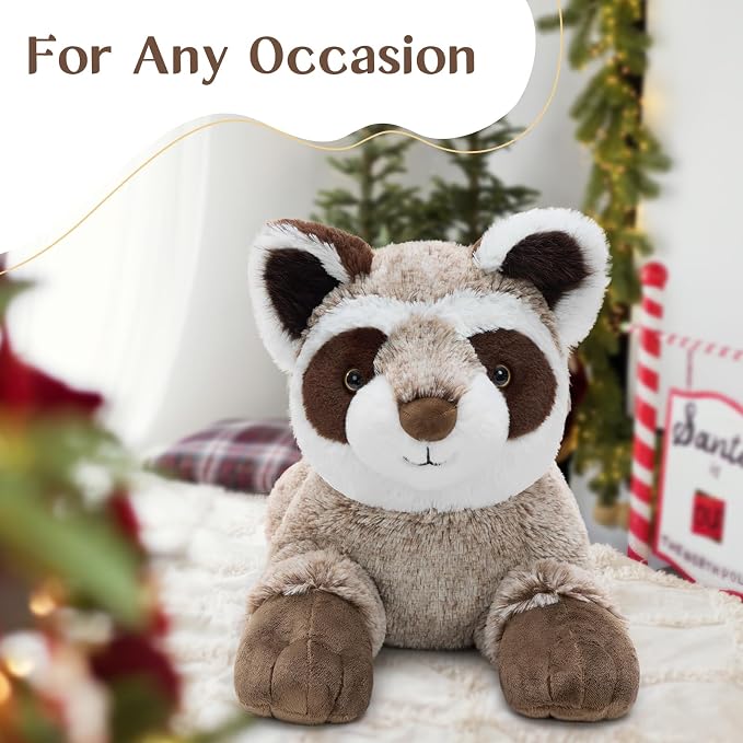 BENINY 30" Giant Raccoon Stuffed Animal Plush - Oversized Raccoon Plushies - Fluffy Big Stuffed Racoon Toy Birthday Gifts for Kids - Sweet Companion