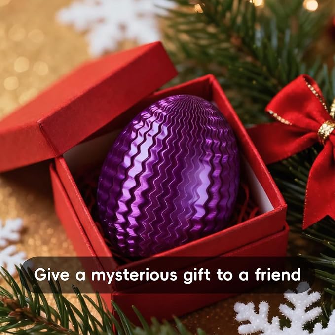 2026 Mystery Egg Maze Puzzle Box: 4 Unique Mazes Money Holder with Hidden Compartment, Brain Teaser Game for Cash & Gifts, Reusable Surprise Container for Easter Birthday Christmas Party