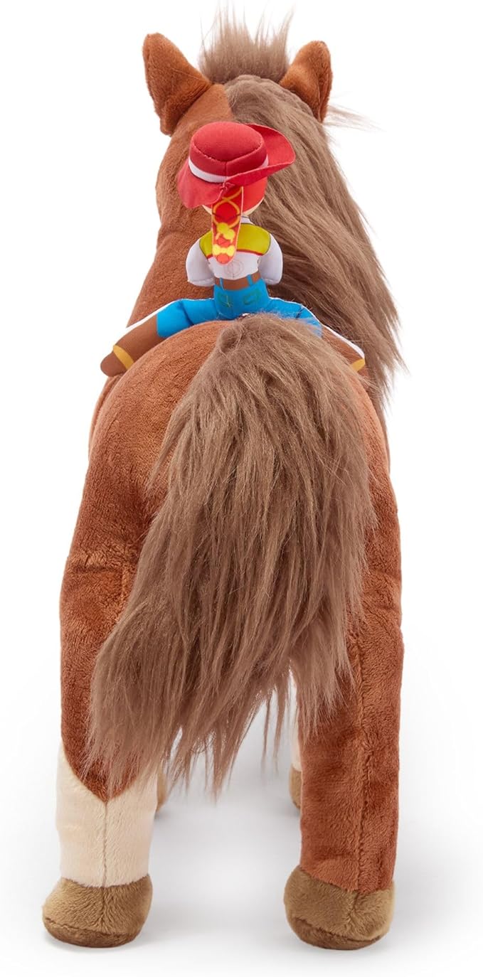 Disney Store Official Toy Story Plush Jessie & Daffodil, Iconic Cuddly Toy Character with Embroidered Details, Intricate Sculpting and Soft Plush Features, Suitable for All Ages