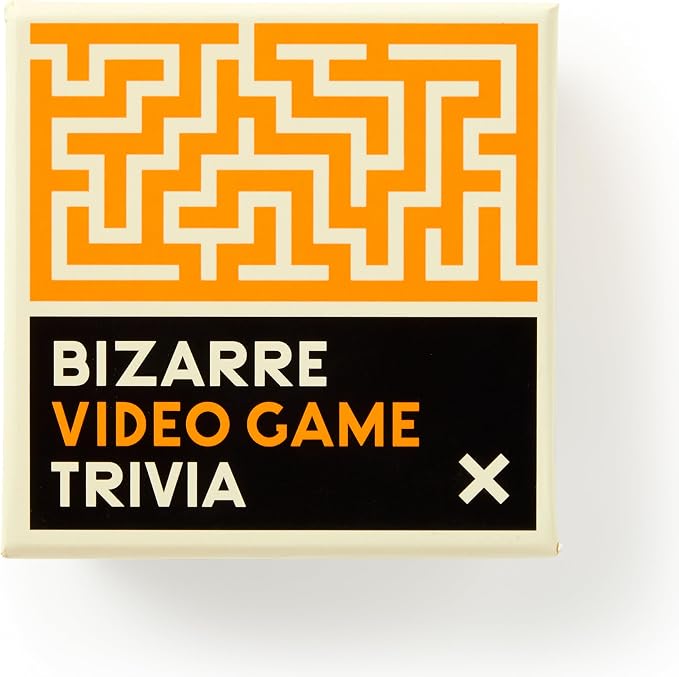 Brass Monkey Bizarre Video Game Trivia – Trivia Card Game Set with 200 Unique Questions About Bizarre Video Game Trivia