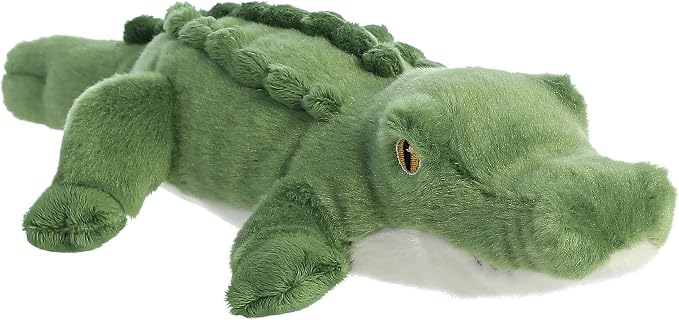 Aurora® Responsibly Made Eco Nation™ Alligator Stuffed Animal - Ideal for Playtime Adventures - Perfect for Birthdays or Just Because - Green 14 Inches