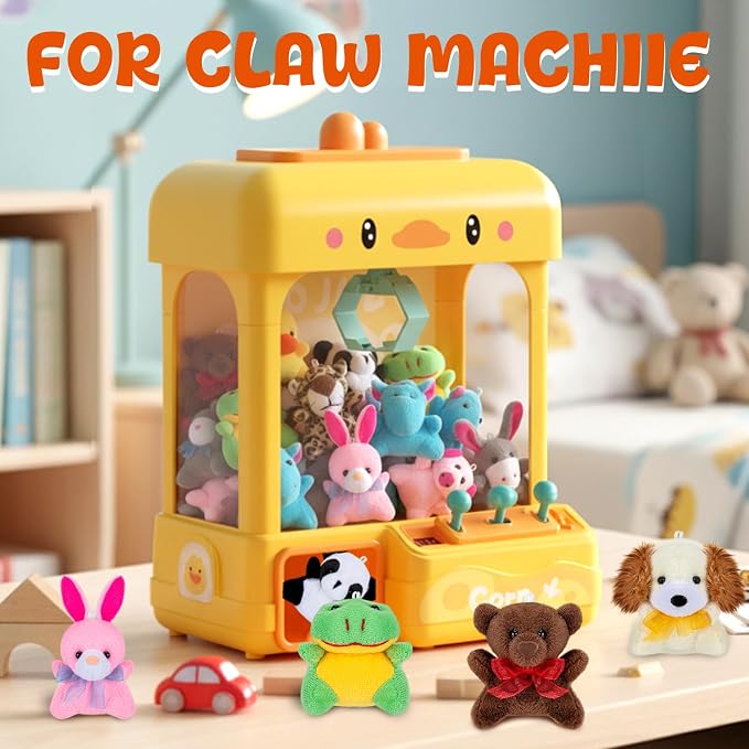 Sofier Valentines Day Gifts for Kids Classroom 24 Pack Valentines Mini Animal Toys Keychains Bulk for Boys Girls Classroom Exchange Party Favor School Teacher Student