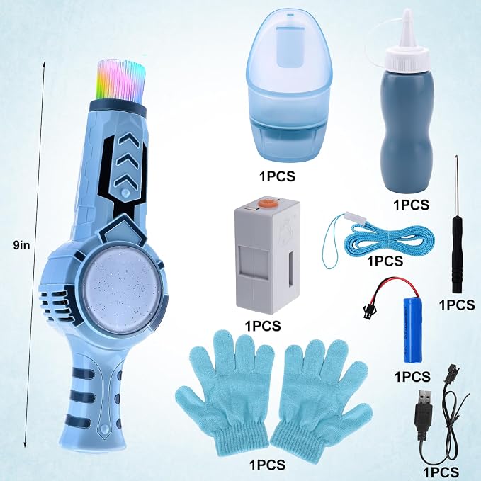 Vodolo Colorful Bubble Machine with Smoke for Kids
