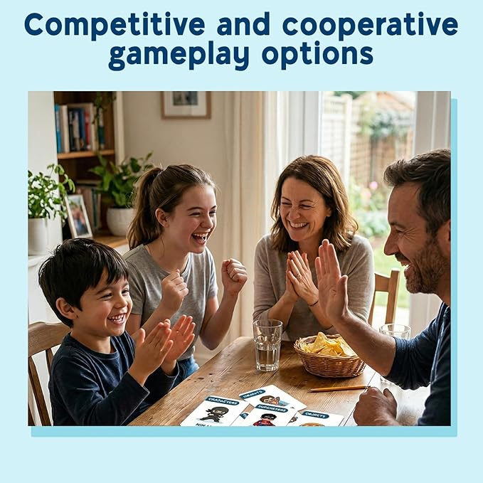 Junior Storyteller - Conversation Card Game for Kids 4-8, Family Game for Kids, Teens and Adults, Educational Toy, Learning Activity & Speech Therapy Resource