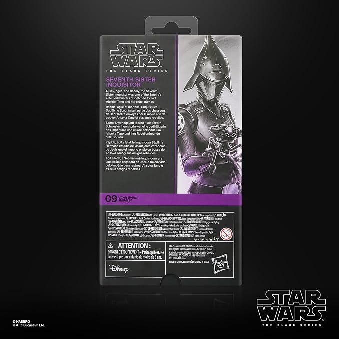 STAR WARS The Black Series Seventh Sister Inquisitor, Rebels Premium Collectible 6 Inch Action Figure