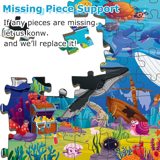 4 Packs 100 Piece Puzzles for Kids Ages 4-6 - Jigsaw Puzzles for Kids Ages 6-8 8-10 100 Piece Jigsaw Puzzle for Adults Toddler Children Learning Educational Puzzles Toys Gifts for Girls Boys