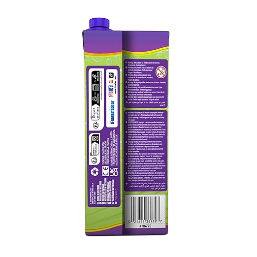Gazillion Bubbles Original Premium Bubble Solution 1L - Giant, Vibrant, Safe Bubbles with Eco-Friendly Packaging, Outdoor Party Fun