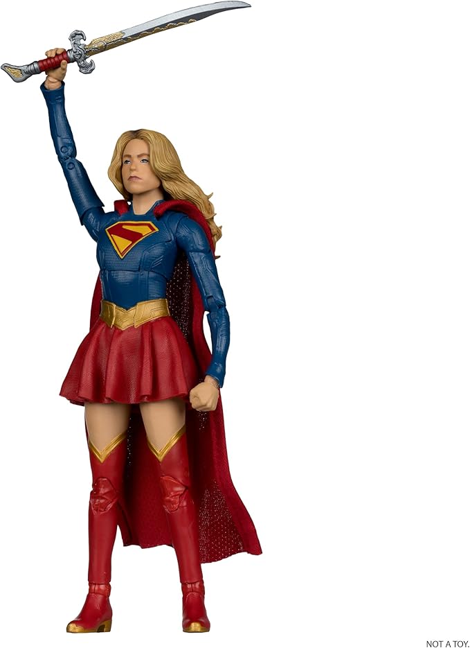 McFarlane Toys- DC Multiverse Supergirl and Baby Krypto (Supergirl Movie) 7in Action Figure (Deluxe Theatrical Edition)