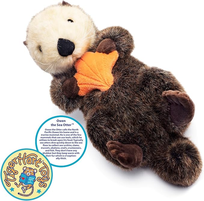 TigerHart Owen The Sea Otter - 13 Inch Stuffed Animal Plush
