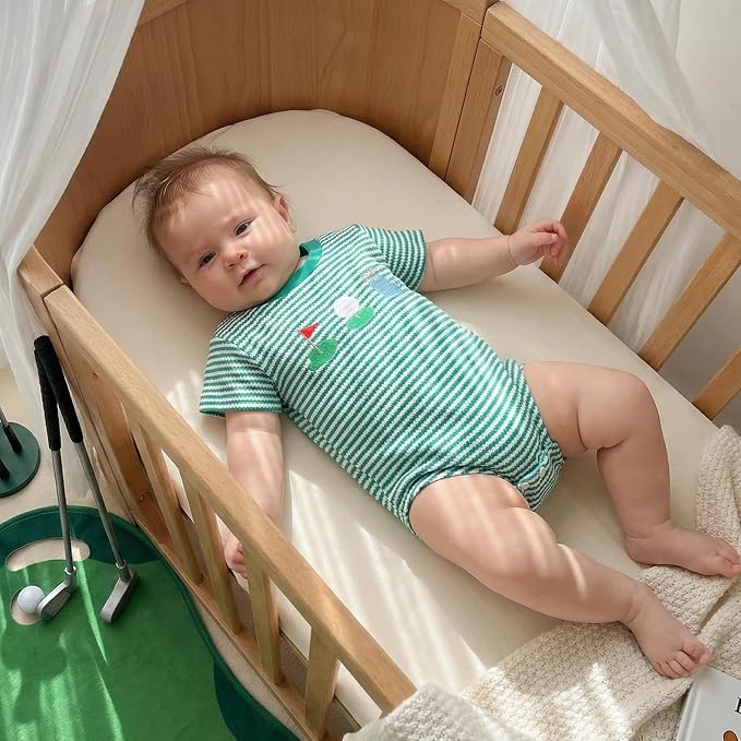 Kavousa Baby Boy Clothes Summer Baby Boy Bubble Romper Short Sleeve Jumpsuit One Piece Outfit Newborn Infant Clothing