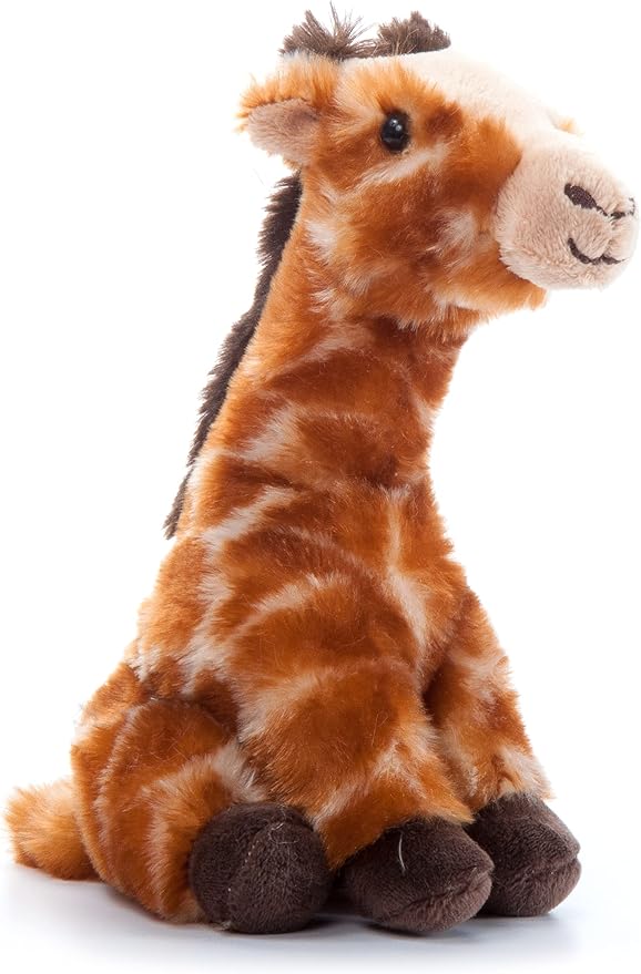 The Petting Zoo Giraffe Stuffed Animal Plushie, Gifts for Kids, Wild Onez Babiez Zoo Animals, Giraffe Plush Toy 6 inches