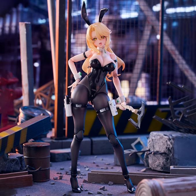 Pipigirl Snail Shell 1/12 Scale Plastic Model Action Figures Kits, Rabbit Reaction Force Elena, Anime Collectible Action Figures