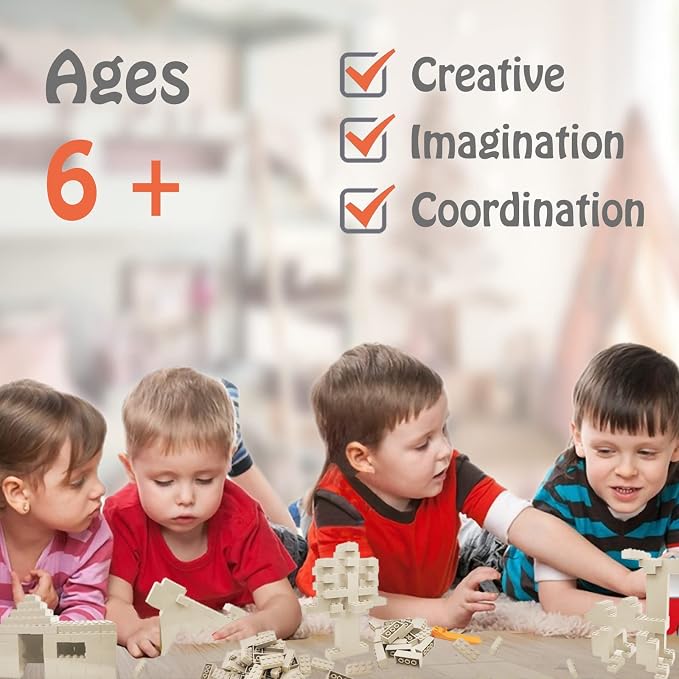 HUIZDQ 200 Piece Classic Small Building Bricks, 2x4 Bulk Bricks STEM Creative Building Toys, White(Small Bricks, 1.25x0.62x0.47 in)