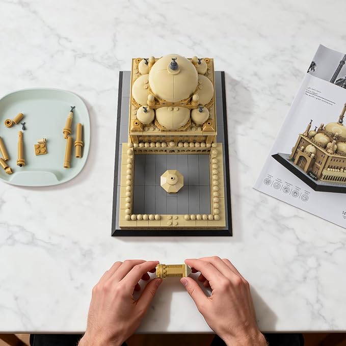 Mosque of Mohammed Ali Cairo Building Set – 620Pcs Architecture Model Kit, Egypt Landmark, Home Office Decor, Collectible Travel Souvenir for Architecture Enthusiasts