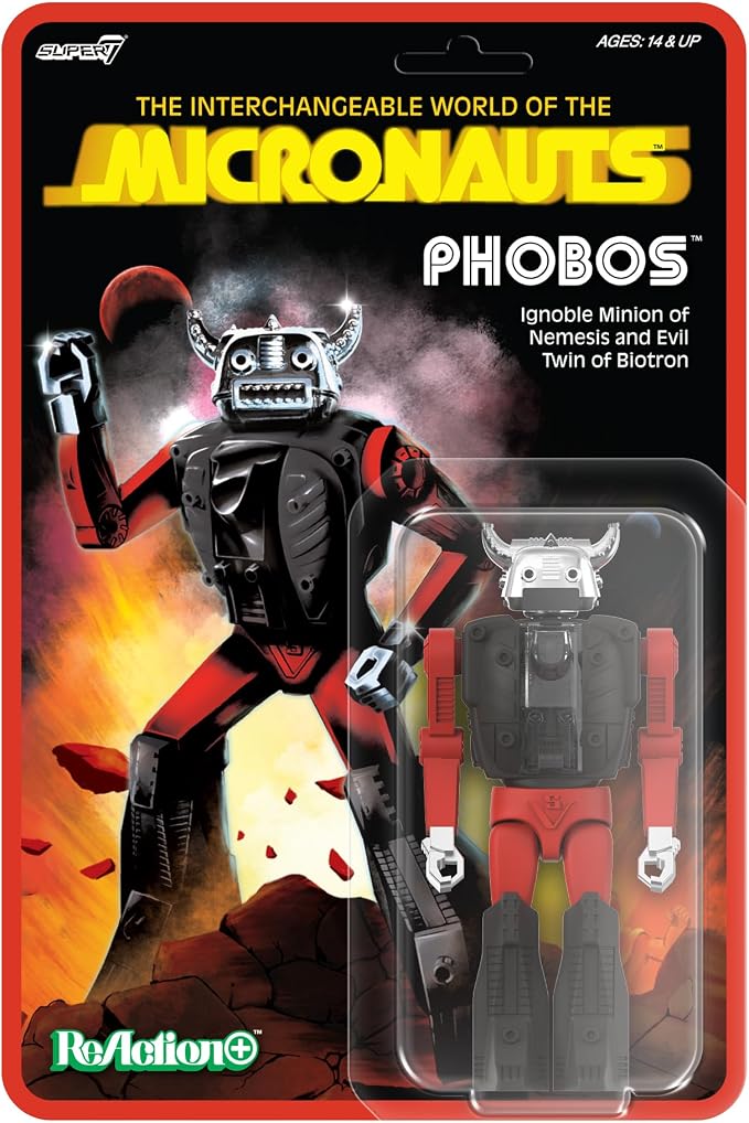Super7 Micronauts Reaction+ Wave 04 - Phobos Action Figure