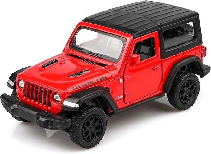 TOKAXI 1/36 Scale Wrangler Rubicon Diecast Car Models,Pull Back Vehicles Toy Cars,Cars Gifts for Boys Girls
