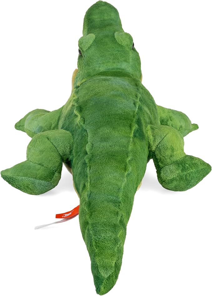 Wild Republic Green Alligator Plush, Stuffed Animal, Plush Toy, Gifts For Kids, Cuddlekins, 23"