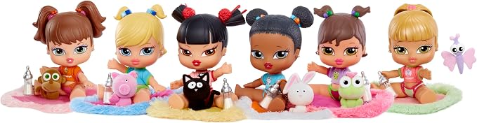 Bratz Babyz Yasmin Collectible Fashion Doll with Real Fashions and Pet