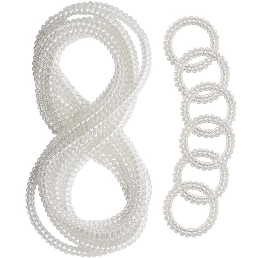 Chew Necklaces for Sensory Kids, 12 Pcs Clear Coil Chewy Necklaces Stretchy Bracelet for Boys Girls with Autism ADHD SPD,Oral Motor Chewable Necklace Reduce Anxiety and Fidgeting Stress