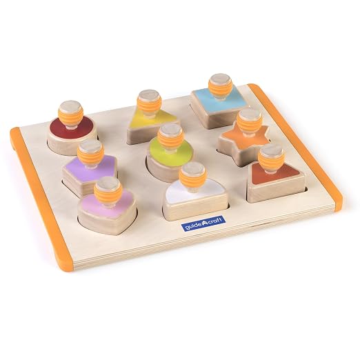 Guidecraft Shape Sorter - Educational and Learning Toys For Kids , Puzzle Board