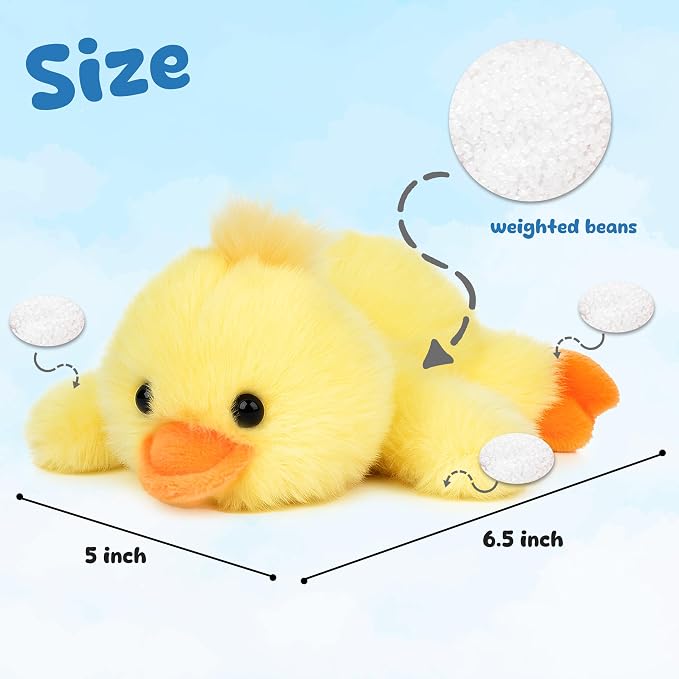 Adorable Duck Stuffed Animal Soft Duck Plush Toy Cute Birthday Gifts for Boys Girls Kids Toddlers