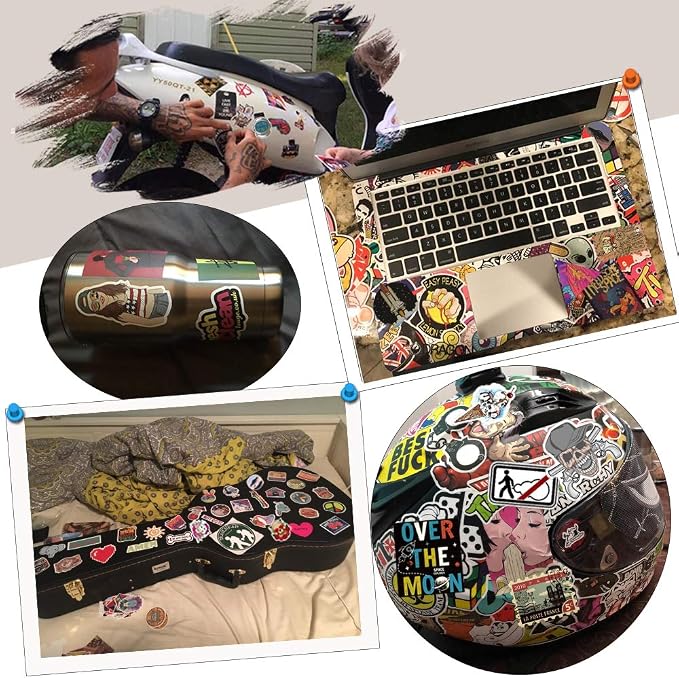 QTL Warning Stickers for Adults, Funny Party Supplies, Waterproof Vinyl Stickers for Water Bottles, Laptop, 100Pcs