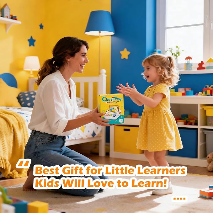 Learning Toys for Kids Ages 3-5, Educational Quiz Game with 800 Q&A Questions, Montessori Brain Training Activity, Autism Sensory Speech Therapy Gift for Preschool Boys Girls