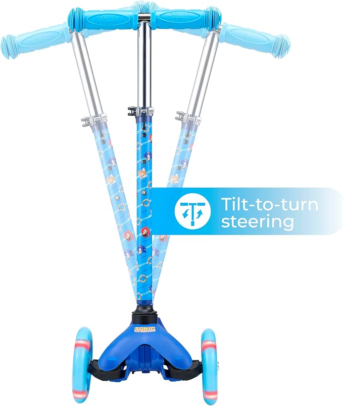 Kick Scooter for Kids, 3 Wheel Self Balancing, Light Up LED Wheels