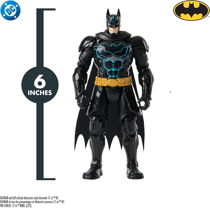 DC Comics, Batman Ninja Strike 6" 3-Pack Battle Set Action Figures with Pop-Out Ninja Accessories, Super Hero Kids Toys for Boys and Girls Ages 3 & Up