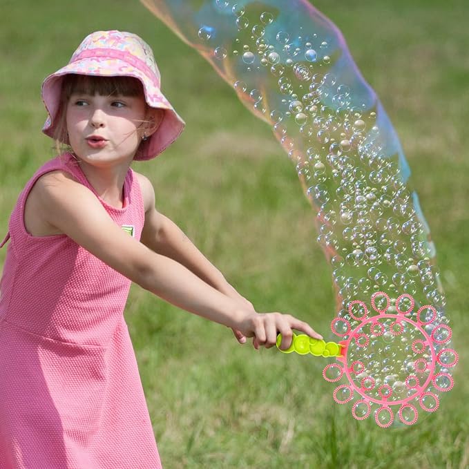 Bubble Wands kit Party Favors for Kids Bulk Toys Party Supplies Christmas Birthday Wedding Bath Time Gifts for Boys Girls (Luxury)