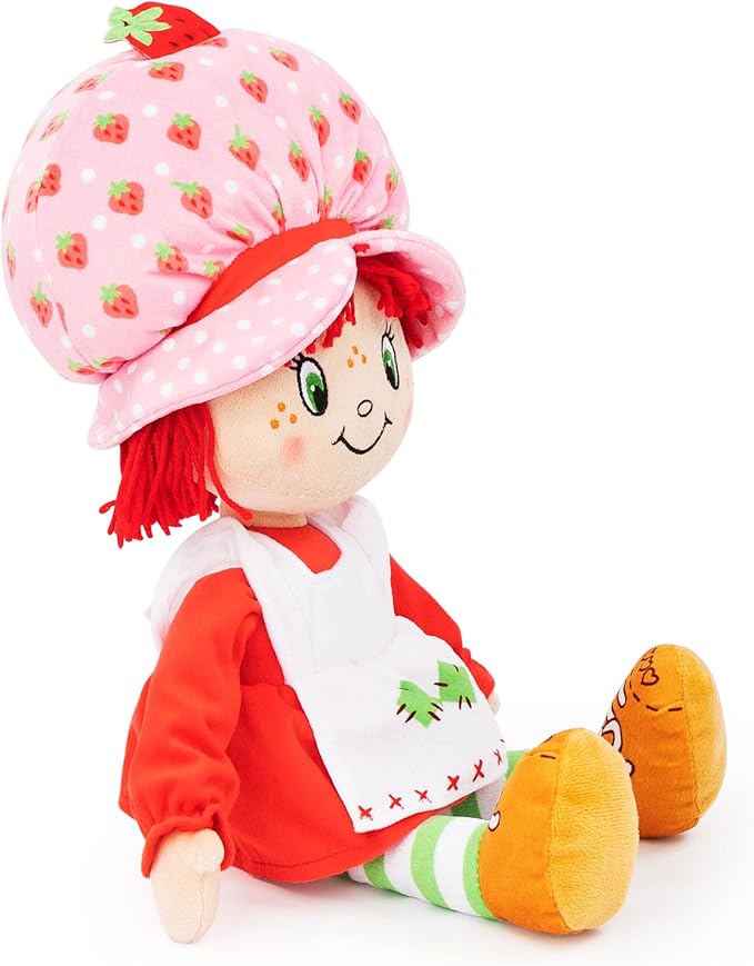 Jay Franco Strawberry Shortcake Plush Pillow Buddy - Super Soft Stuffed Character Pillow - Polyester Microfiber, 18 Inches