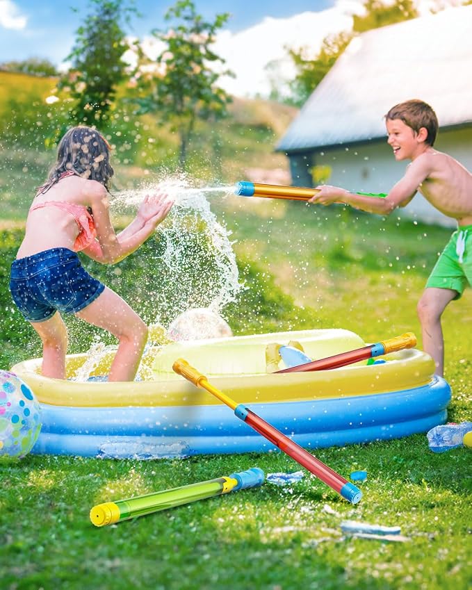 LQYoyz Water Gun - 3 Pack Super Blaster Squirt Gun Blaster for Kids Water Game Fighting Toys for Summer Activity Swimming Pool Beach Outdoor Toys for Boys Girl Adults
