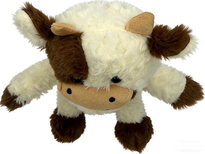 YUKOUQIAN Cow Stuffed Animal Cow Plush Doll Toy 11.8 inch for Girls Boys (Stand Cow brown1)