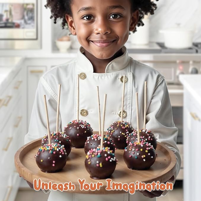 Cake Pop Baking Kit for Kids – DIY Cake Pop Set with Pre-Measured Ingredients, Makes 12-15 Real Cake Pops – Cooking Kit for Boys & Girls Ages 8-12, Made in USA