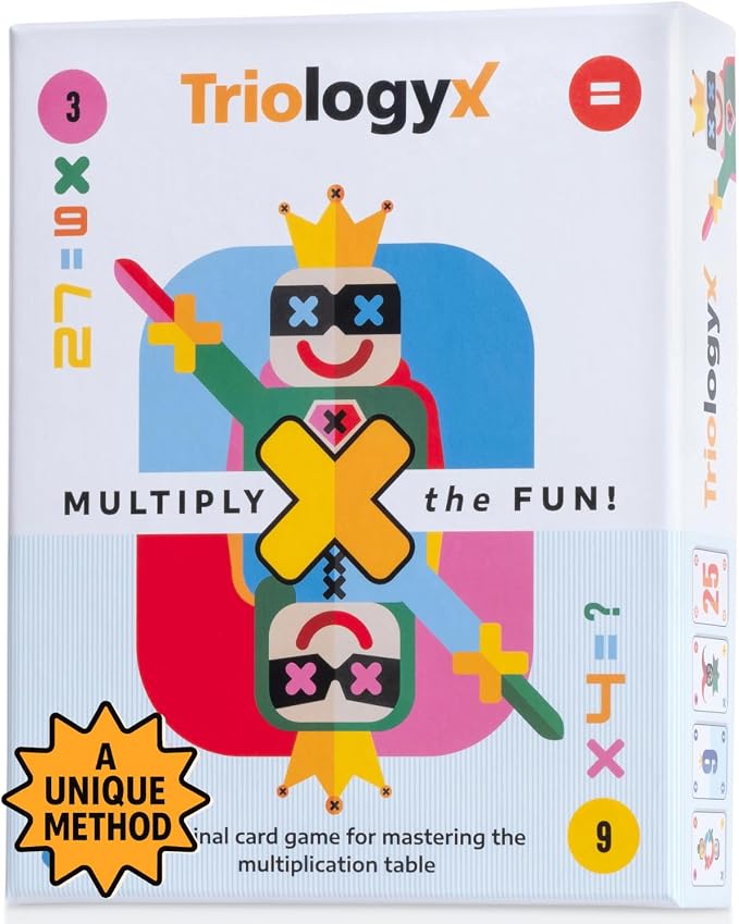 Multiplication Game for Kids – Interactive Math Card Game That Builds Confidence in Times Tables | Ideal Multiplication and Division Games for 2nd 3rd 4th 5th Grade Kids