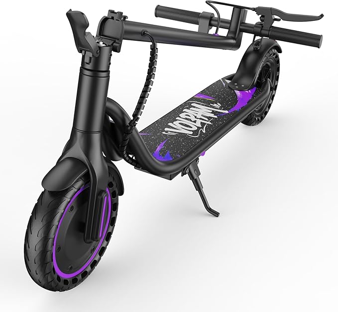 VOLPAM Electric Scooter, 350W/500W/800W/1000W/250W Powerful Motor & 19/22/ 9 MPH Top Speed, 16-28-10 Miles Long Range, Folding E Scooter Choice