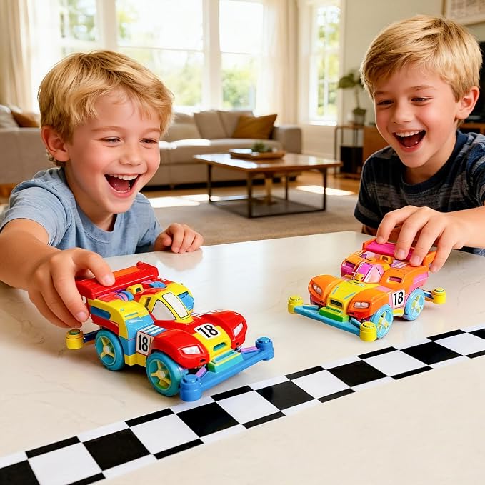 Paint Your Own Car Lamp Kit, Arts and Crafts for Kids Ages 8-12, Arts and Crafts for Kids 4-6, DIY Vortex Wing 4WD Night Light, Painting Kit Birthday Gifts for Girls Boys Ages 3 4 5 6 7 8 9 10 11 12+