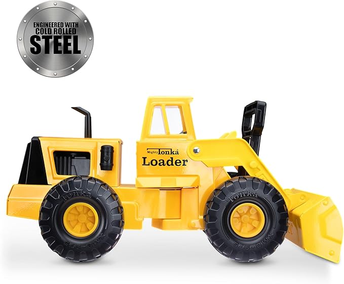 Tonka Retro Collector's Edition - Made with 2X More Steel, Kids Construction Toy, Metal Truck, Toy Truck for Boys and Girls, Kids, Toddlers, Ages 3+, Front Loader - Amazon Exclusive