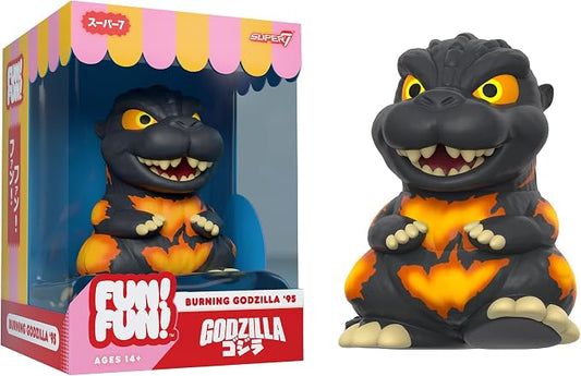 Super7 Fun! Fun! Toho Burning Godzilla '95 Vinyl Figure - 5" Toho Godzilla Action Figure - Classic Movie Collectibles and Retro Toys