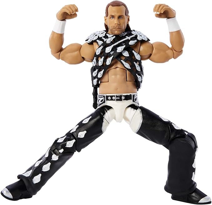Mattel WWE Shawn Michaels SummerSlam Elite Collection Action Figure Dominik Mysterio Build-A-Figure Parts, Collectible Gift for Ages 8 Years Old & Up