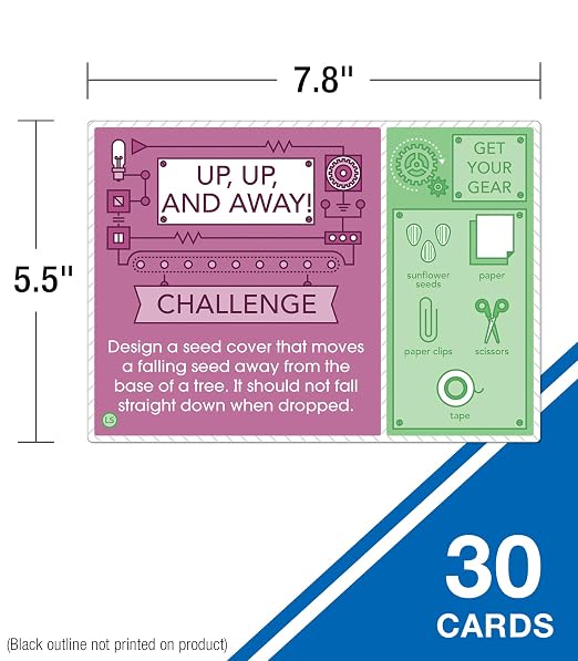 Carson Dellosa Stem Challenges, Seasonal, Physical, Life, Earth and Space Science Kits for Kids Ages 7-10, Educational Games and Experiments for 2nd Grade and Up