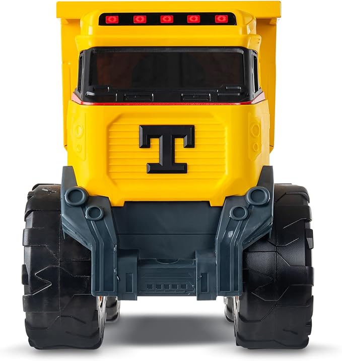 Tonka - Next Gen Mighty Dump Truck - Made with Steel & Sturdy Plastic, Yellow Toy Vehicle, Big Construction Truck, Boys and Girls, Toddlers Ages 3+
