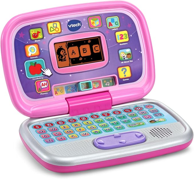 VTech Play Smart Preschool Laptop, Pink