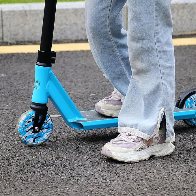 Limit LMT68 Mini Pro Stunt Kick Scooter – Short and Small Freestyle Trick Scooters for Kids Ages 5 Years and Up-Professional Complete BMX Scooter Perfect for Beginners Children Boys and Girls Gifts